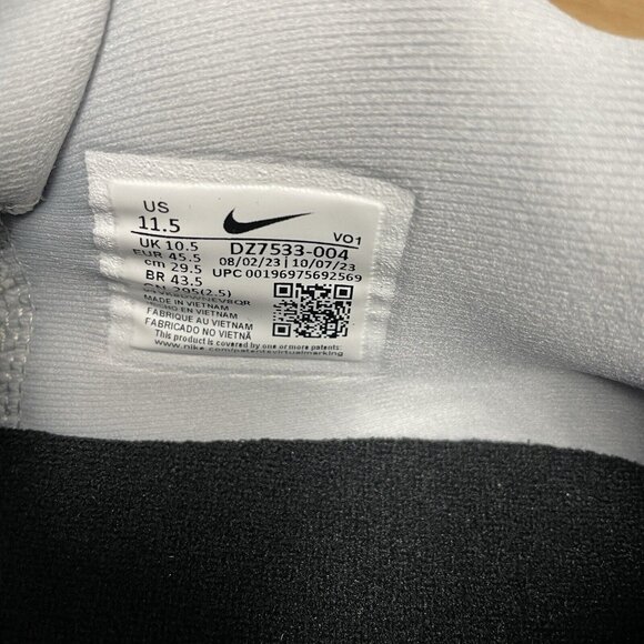 NIKE GIANNIS IMMORTALITY 3 BLACK UNIVERSITY RED DZ7533-004 MENS SIZE 11.5 NEW - Picture 6 of 7